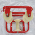 3 Wheel Corner Cable Roller Guide Pulley Power Cable Guide Roller